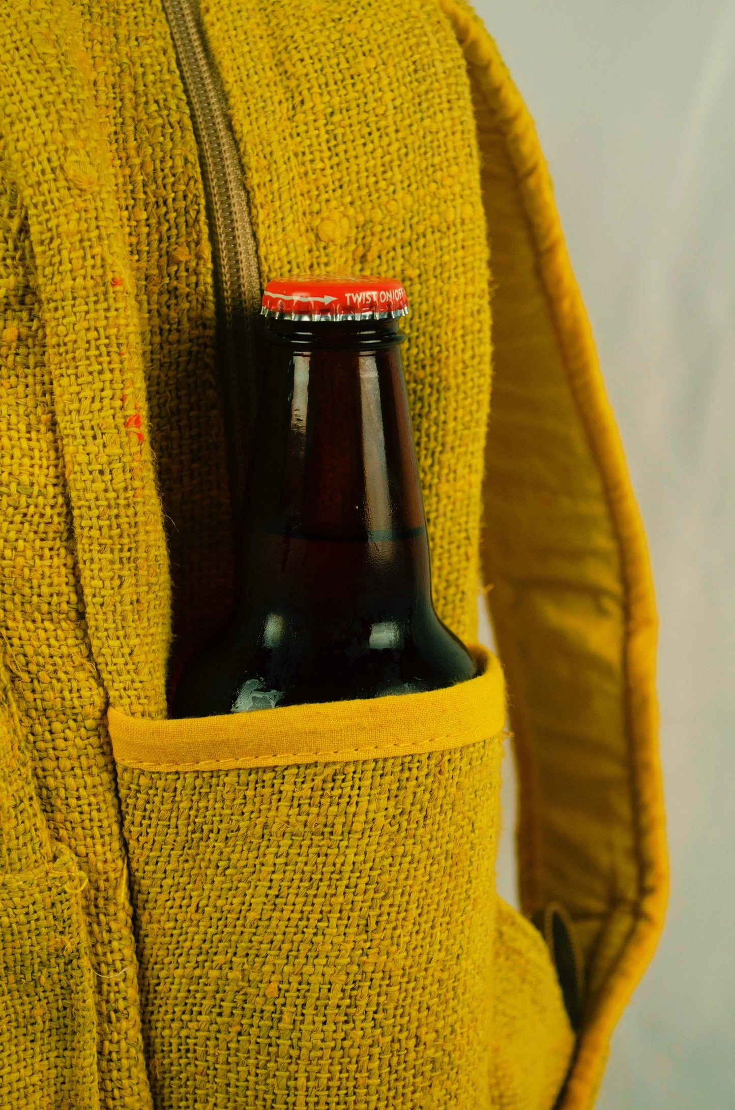 Himalayan Hemp Backpack - Sunshine Yellow
