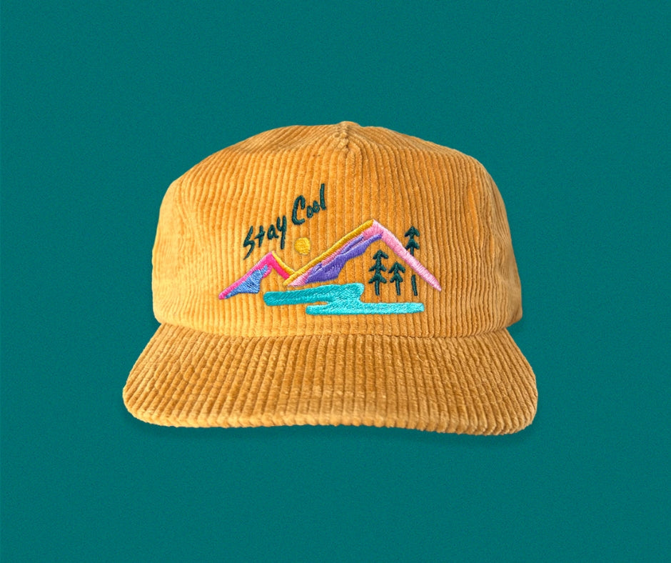 Stay Cool 5-Panel Corduroy Hat