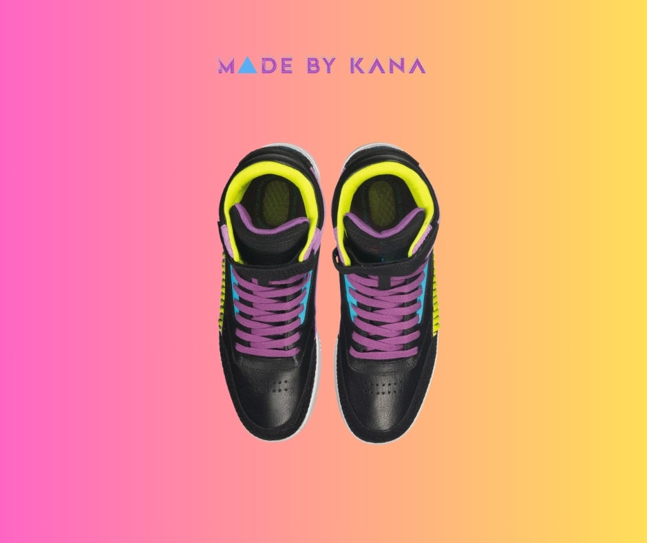 Made by Kana Retro High-Top Sneakers
