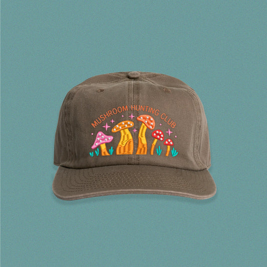 Mushroom Hunting Club Cap