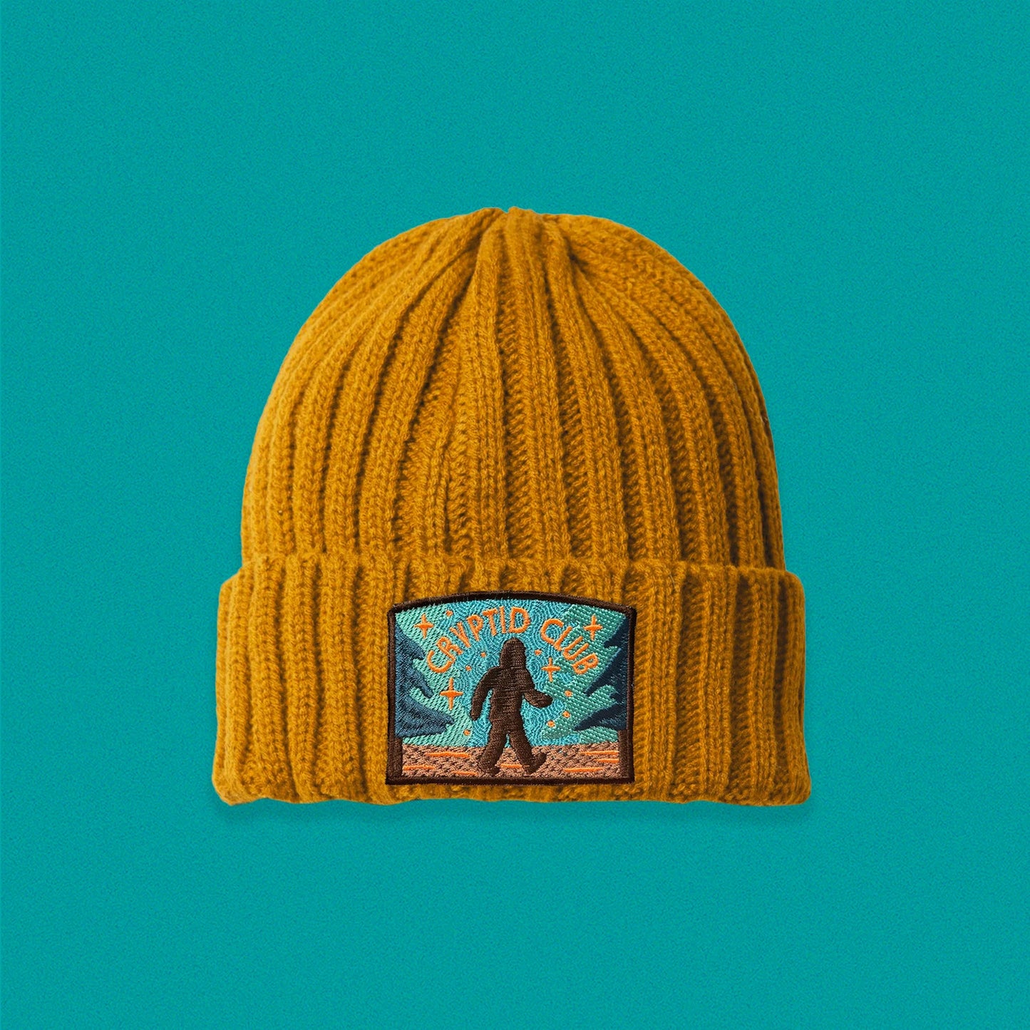Cryptid Club Beanie - Mustard Yellow