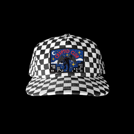 Cryptid Club Checkerboard Cap